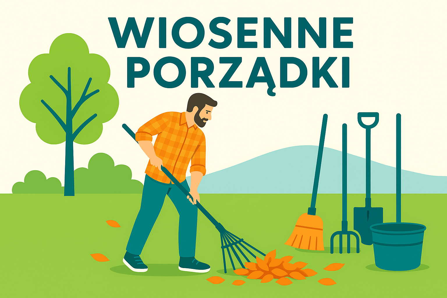 Prace porządkowe na strzelnicy